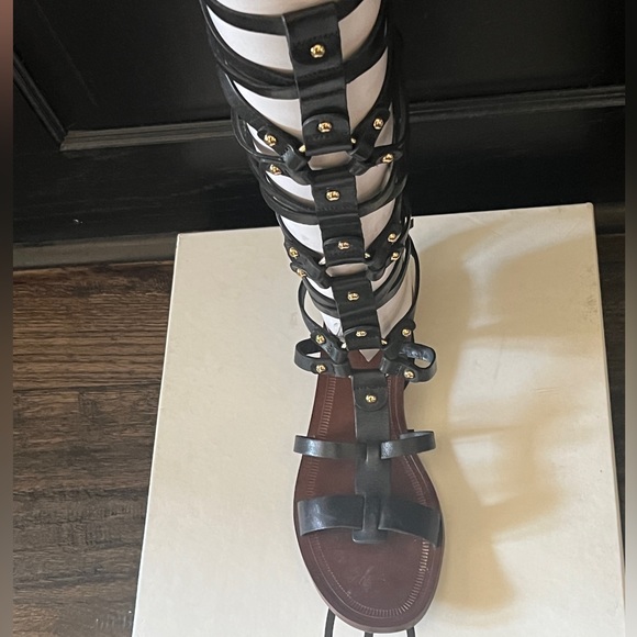 Via Spiga Black Gladiator Sandals - Picture 4 of 6